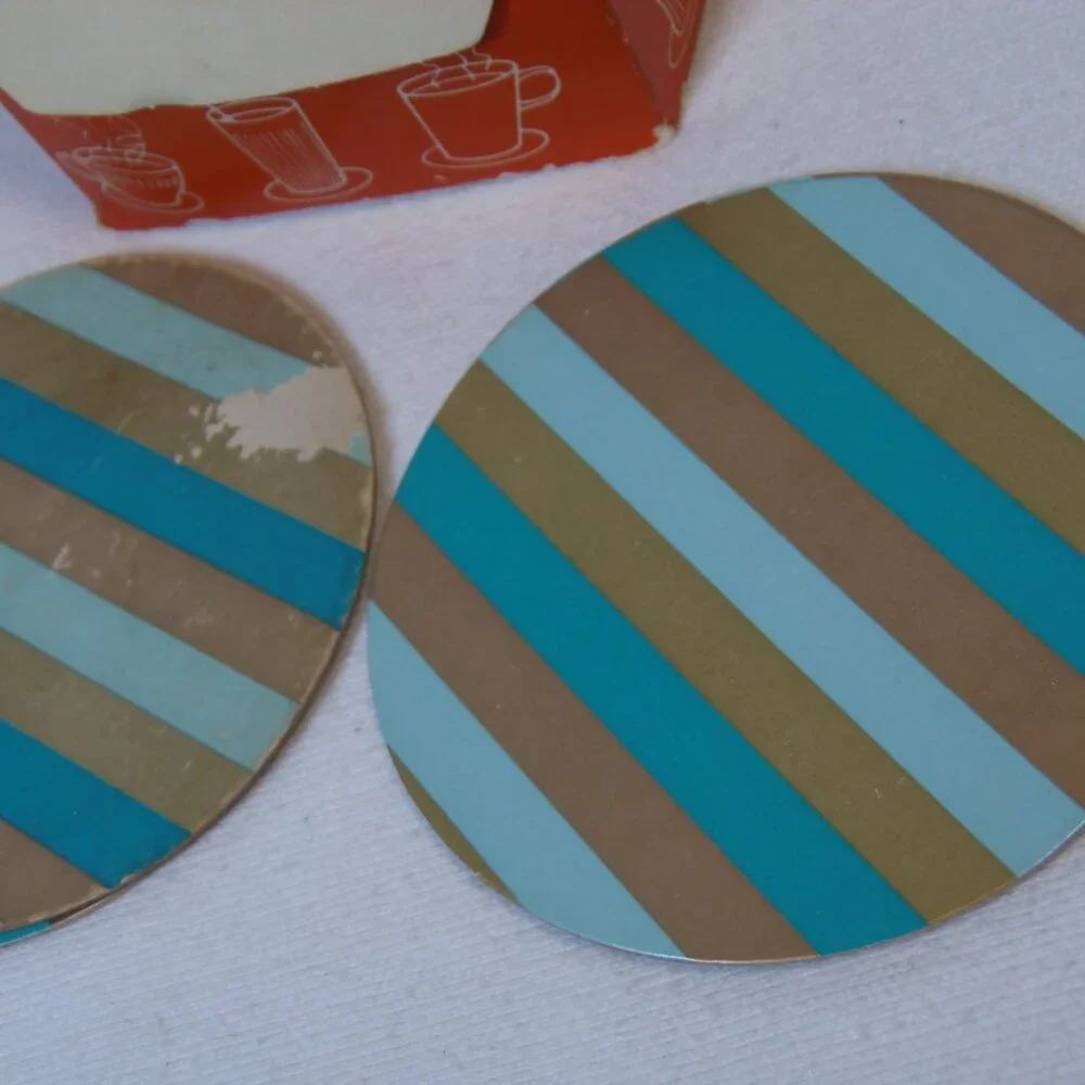 VTG Creative Packaging Inc. Promotional Gifts 50s Paperboard‎ Coasters 2 Boxes